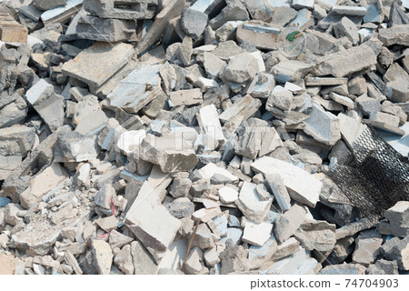 Broken bricks Broken bricks 74704903