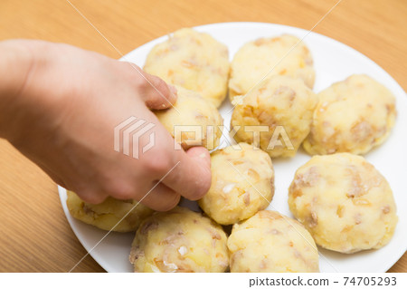 Handmade croquette 74705293