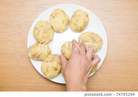 Handmade croquette 74705294