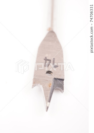 metal drill on a white background 74706331