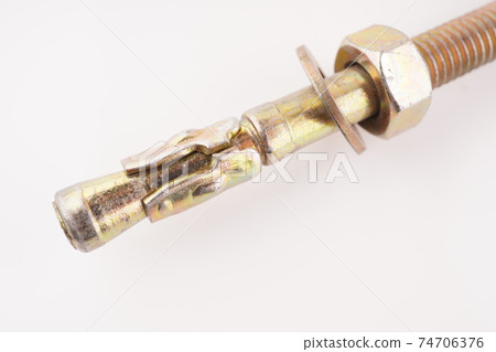 metal anchor on white background metal anchor on white background 74706376