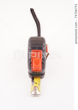 tape measure on white background tape measure on white background 74706741