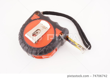 tape measure on white background tape measure on white background 74706742