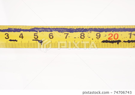 tape measure on white background tape measure on white background 74706743