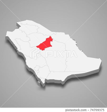 Qasim region location within Saudi Arabia 3d map Qasim region location within Saudi Arabia 3d map 74709375