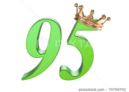 95 years of Queen, 3D rendering 74709742