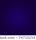 Brick Blue Background 74710254