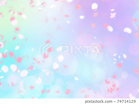 春天的櫻花背景 春天的櫻花背景 74714129