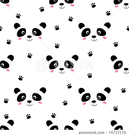 panda gift wrapping paper