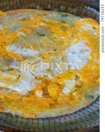 Green onion rice cake (with egg) Green onion rice cake (with egg) 74716243