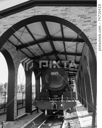 Steam locomotive 9600 type preserved in Saitama / Kawaguchi City 74716419