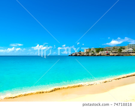 The beach at Maho Bay The beach at Maho Bay 74718818