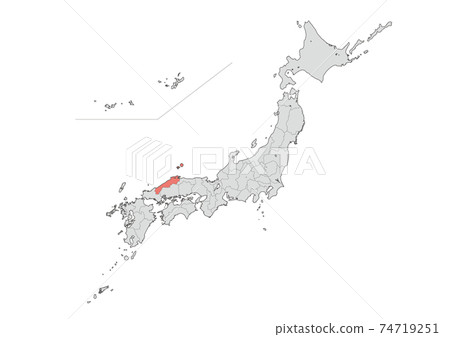 日本地圖 日本地圖 74719251