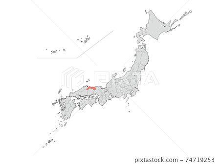 日本地圖 日本地圖 74719253