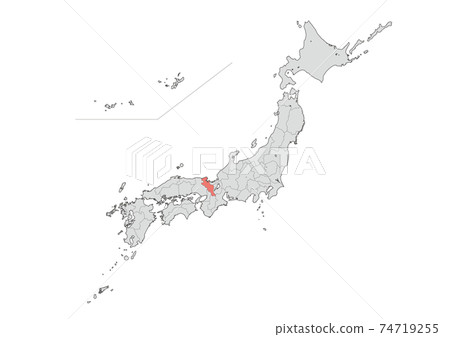 日本地圖 日本地圖 74719255