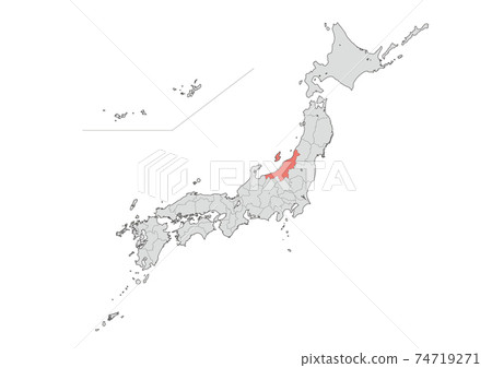Map of Japan Map of Japan 74719271