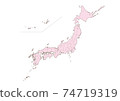日本地圖 74719319
