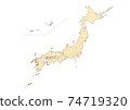 日本地圖 74719320