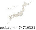 日本地圖 74719321