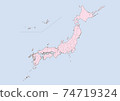 日本地圖 74719324