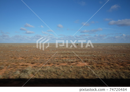 Transcontinental Australian Railroad Indian Pacific Nullarbor Plain Transcontinental Australian Railroad Indian Pacific Nullarbor Plain 74720484