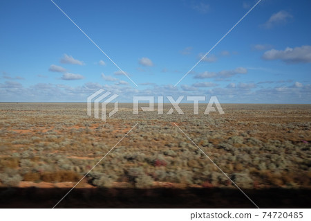 Transcontinental Australian Railroad Indian Pacific Nullarbor Plain 74720485