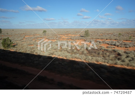 Transcontinental Australian Railroad Indian Pacific Nullarbor Plain 74720487