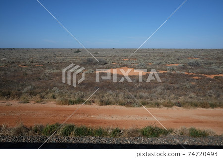 Transcontinental Australian Railroad Indian Pacific Nullarbor Plain Transcontinental Australian Railroad Indian Pacific Nullarbor Plain 74720493