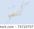 日本地圖 74720797