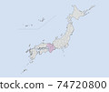 日本地圖 74720800