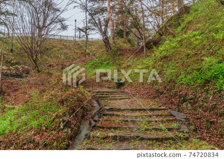 春季橫手城遺址七of的風景 74720834