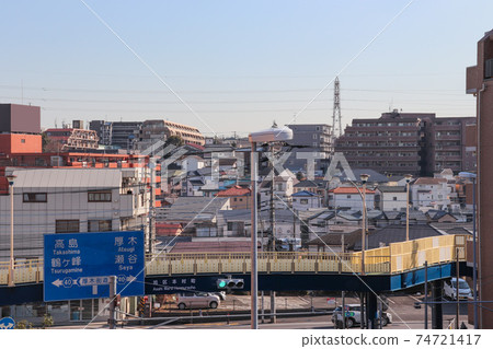 本村IC(神奈川縣橫濱市旭區)附近的城市景觀 本村IC(神奈川縣橫濱市旭區)附近的城市景觀 74721417