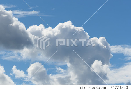 clouds in the blue sky 74721820