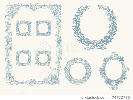 Luxurious frame decoration material ornament European Luxurious frame decoration material ornament European 74722770