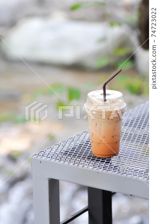 milk tea or thai tea or bubble tea milk tea or thai tea or bubble tea 74723022
