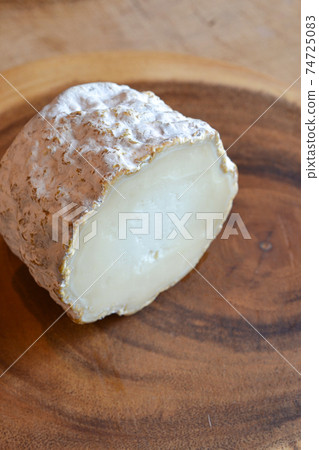 Moldy and aged goat cheese 74725083