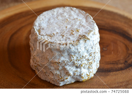 Moldy and aged goat cheese 74725088