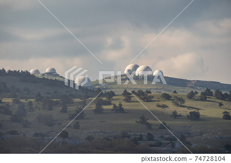 Space observatories on the top. Canary Islands Space observatories on the top. Canary Islands 74728104