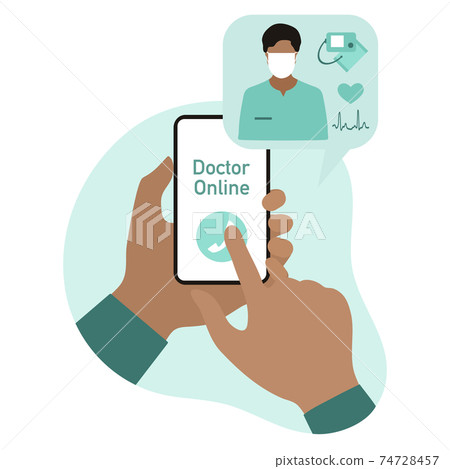 Online doctor Healthcare Medical Consultation App 74728457