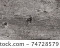 gray old wooden board. background 74728579