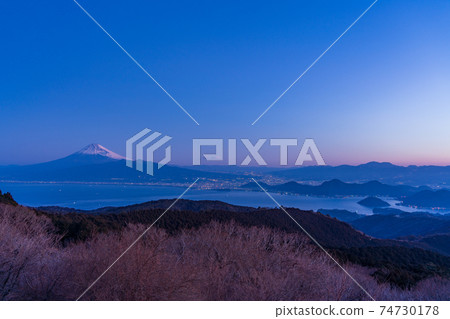 (靜岡縣)從達摩山高原眺望富士山 (靜岡縣)從達摩山高原眺望富士山 74730178