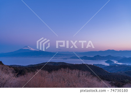 (靜岡縣)從達摩山高原眺望富士山 (靜岡縣)從達摩山高原眺望富士山 74730180