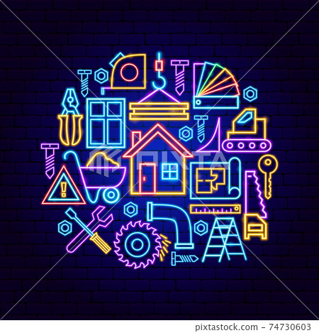 Construction Neon Concept 74730603