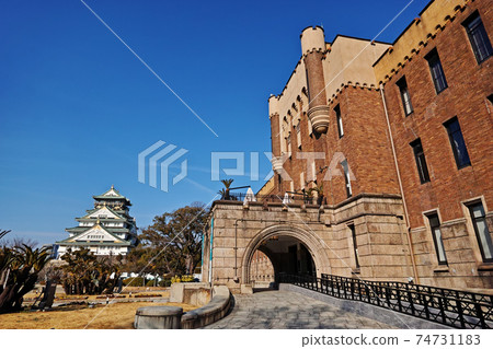 大阪城公園Miraiza大阪城和城堡塔 74731183