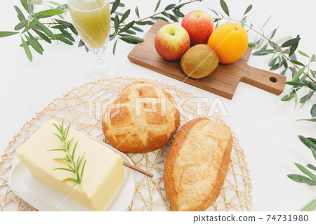 Meals: Bread and butter table 74731980