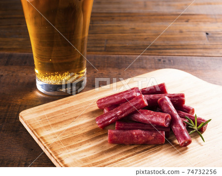 Calpas sausage and beer 74732256
