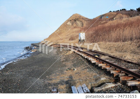 Damaged railroad tracks (near JR Hokkaido, Hidaka Main Line, Okaribe Station) 74733153
