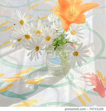Flowers and Goldfish 74735289