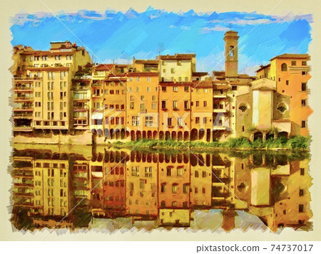 Landscape of Florence, Italy Landscape of Florence, Italy 74737017