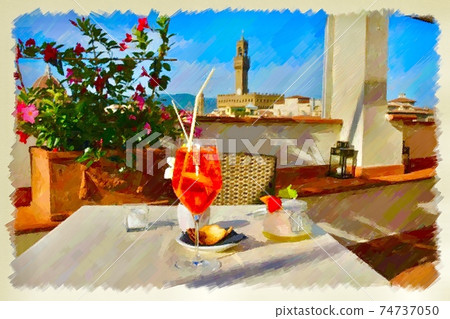 Landscape of Florence, Italy Landscape of Florence, Italy 74737050